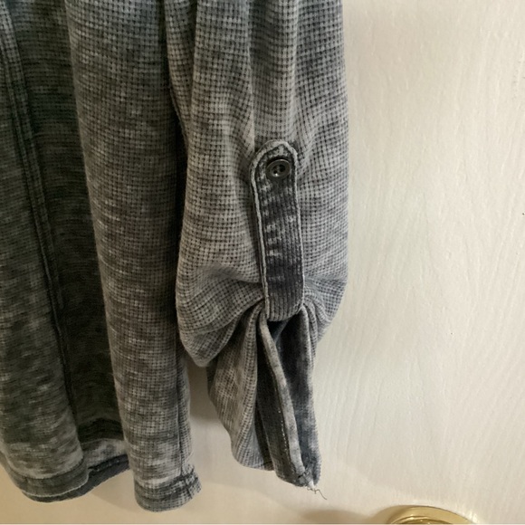 Jane and Delancey Charcoal Mineral Wash Top - Picture 3 of 3